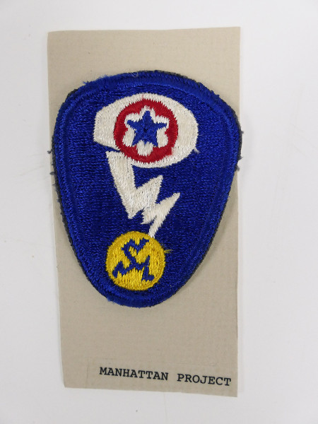 Original US ARMY WW2 Badge Manhattan Project Patch U.S. Army Command / Special Unit