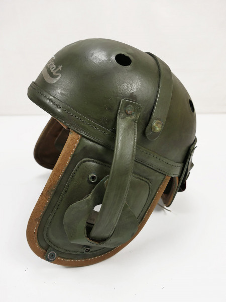 SINGLE PIECE US WW2 602nd Tank Destroyer HELLCAT tank helmet Tanker helmet M-1938 tank helmet