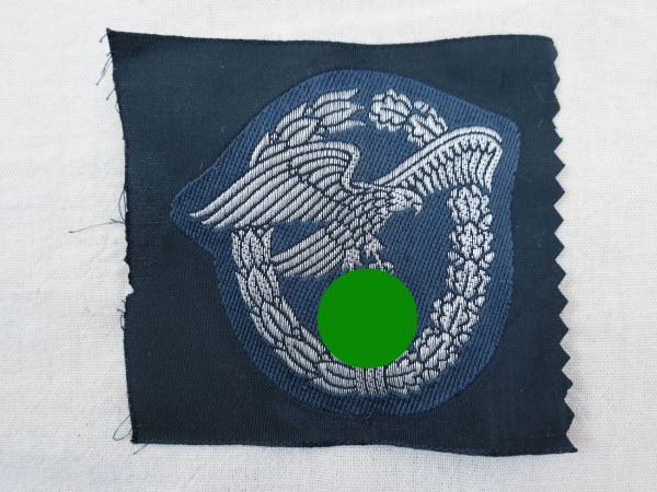 Luftwaffe woven observer badge execution for officers