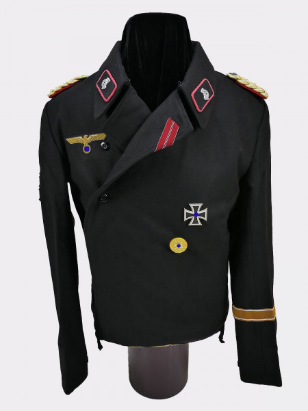 Wehrmacht Uniform Panzer General Dr. Franz Bäke Panzerbluse Feldherrnhalle Panzerjacke