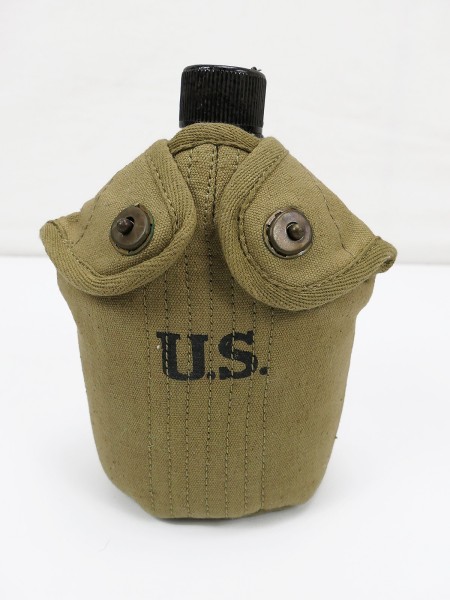 Original US Army WW2 canteen 1944 with cover and cup 1943