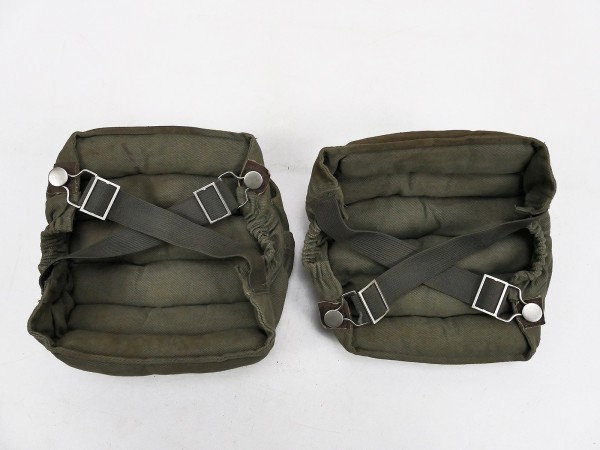 Wehrmacht Luftwaffe knee pads field gray paratrooper knee pads from museum
