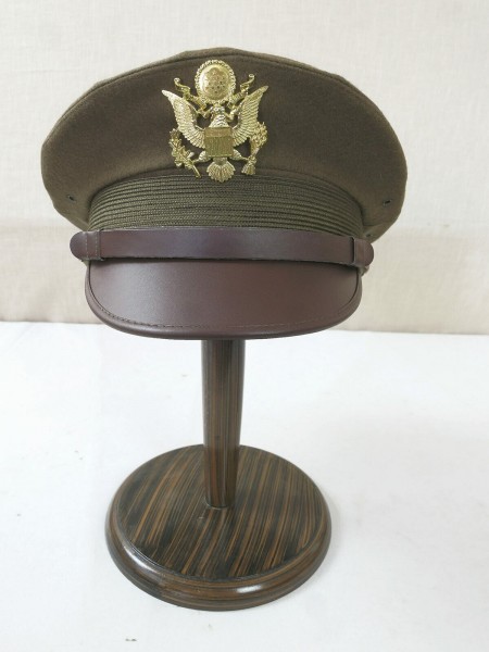 US ARMY WW2 Officer Crusher cap VISOR HAT Visor Cap Officer