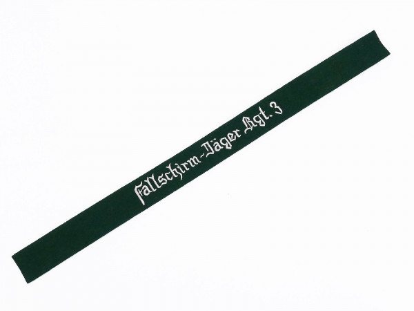 Wehrmacht sleeve band Fallschirm-Jäger-Rgt. 3 sleeve stripes Fallschirmjäger Regiment