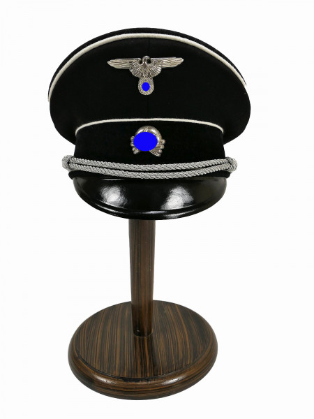 General SS peaked cap officer RZM size 57 Top museum piece with old-style effects