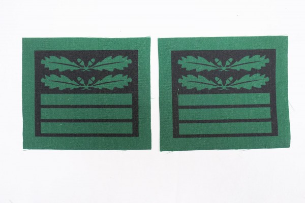 1x Pair WSS Standartenführer Badges for camouflage uniforms and special clothing