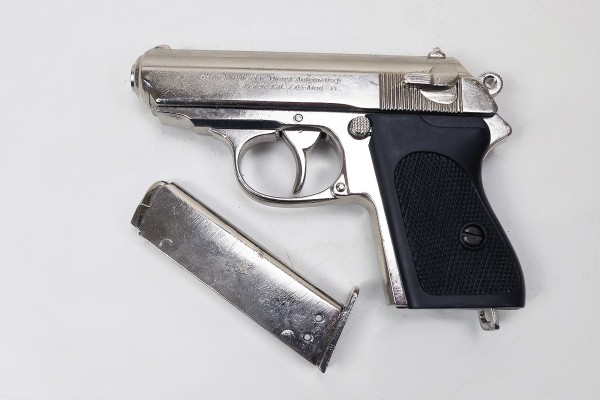 Wehrmacht police short pistol cal. 7.65 automatic pistol antique finish deco PPK