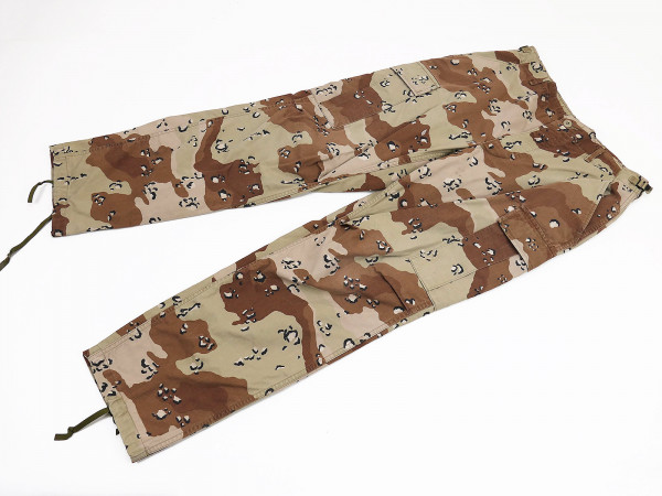 US Field Trousers Combat Desert Storm 6 color chocolate chip desert camouflage medium camouflage trousers