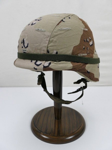 #23 US ARMY PASGT Combat Helmet Original Combat Helmet Size Small with Desert Helmet Cover