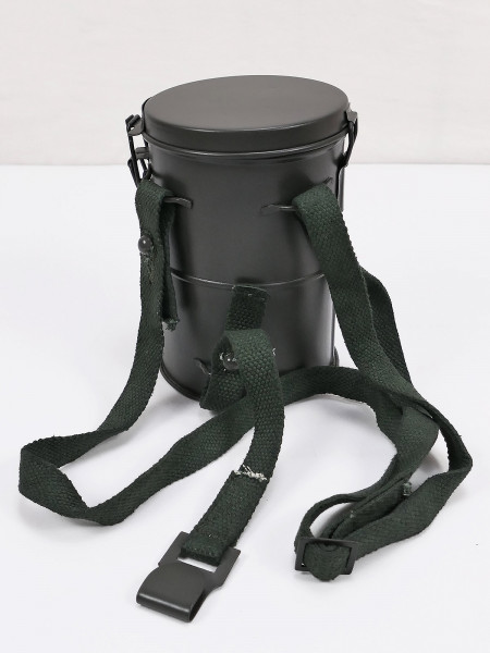 WK1 gas mask can M1917 imperial can for gas mask ready rifle with strapping