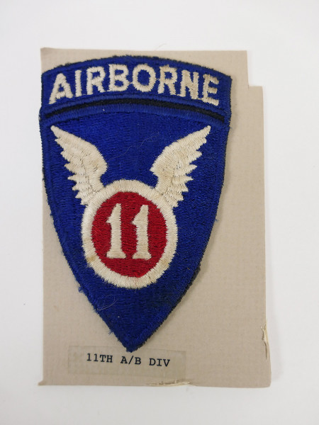 Original US ARMY WW2 Airborne A/B Division Badge Patch - 11th A/B Division Badge