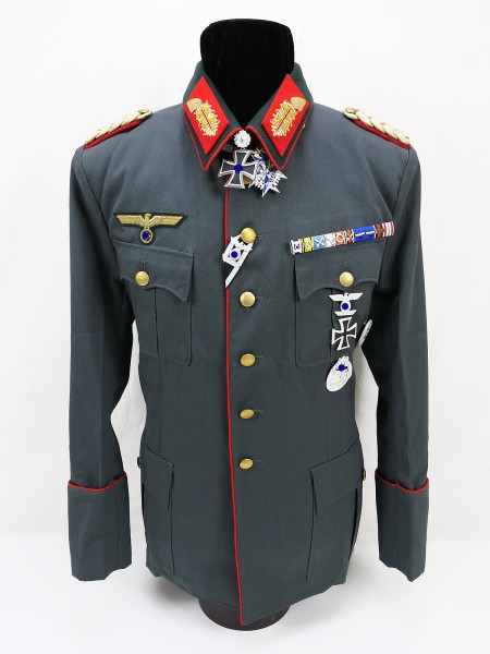 General Erwin Rommel M36 Gabardine Uniform w. Knight's Cross Pour le Merit from Museum