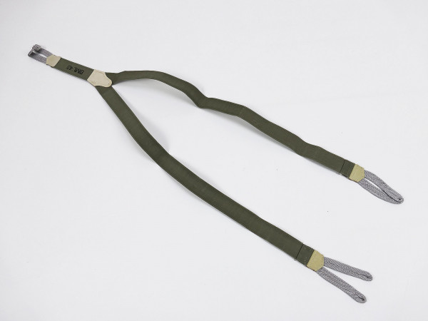 Wehrmacht Elite OLIVE suspenders for field trousers bml 43 / light gray