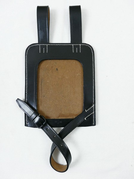 WW2 Wehrmacht spade bag leather spade bag black
