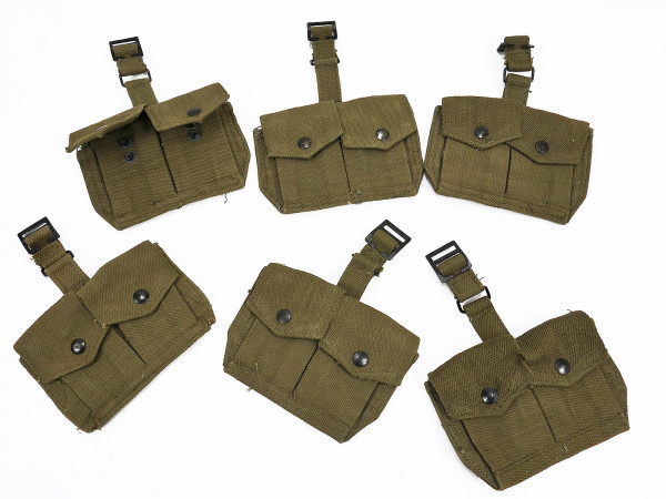 1x piece British Smle Lee Enfield P58 pattern Webbing cartridge pouch magazine pouch 2 clip pouch