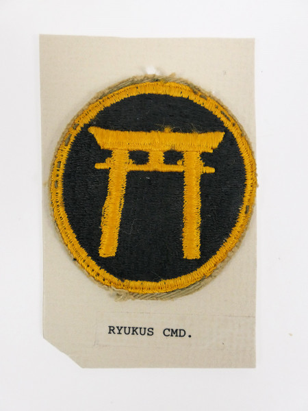 Original US ARMY WW2 Badge Ryukus Command Patch - U.S. Command / Special Units