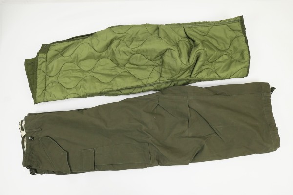 SET US ARMY Vietnam Trousers Men's Field M-51 Vietnam Pants Field Trousers M51 Medium with Liner