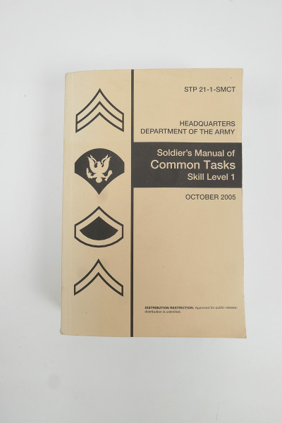 US Army Soldier`s Manual of Common Tasks Skill Level 1 - October 1985 - 500 pages + illustrations.