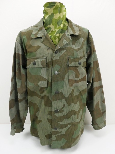 Wehrmacht splinter camouflage camouflage jacket field blouse two pocket skirt front production from museum