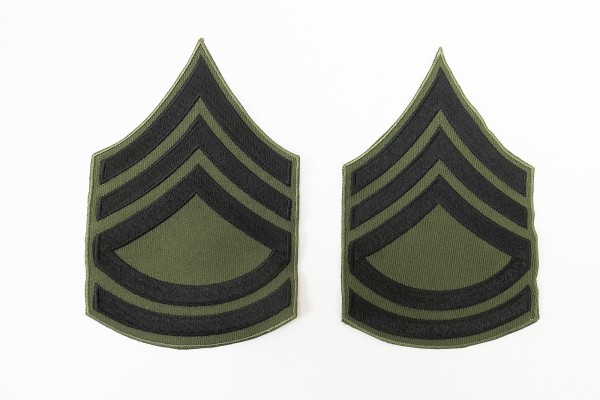 US ARMY Vietnam Ranks Badge - Sergant First Class SFC - Uniform Rank Badge 1968