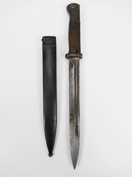 Wehrmacht original bayonet M84/98 K98 / side rifle cof 44 with scabbard