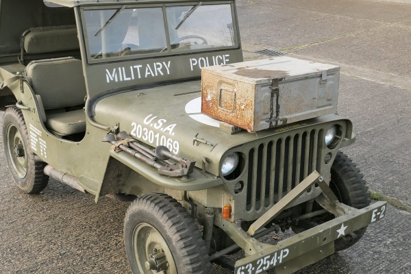WW2 US Army Transport Ammunition Box Metal Crate Transport Crate 1943 Jeep Military Vehicle