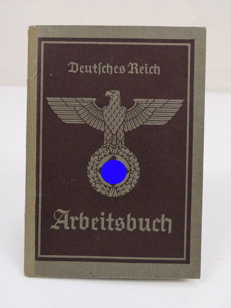 Original workbook /W German Reich with entries very nice condition