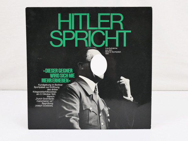 #C Audio document Contemporary history LP 3rd Reich Hitler speaks episode 3 Berlin Sportpalast 1941 speech