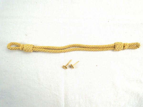 Storm Strap Cap Cord General peaked cap with split pins in a set