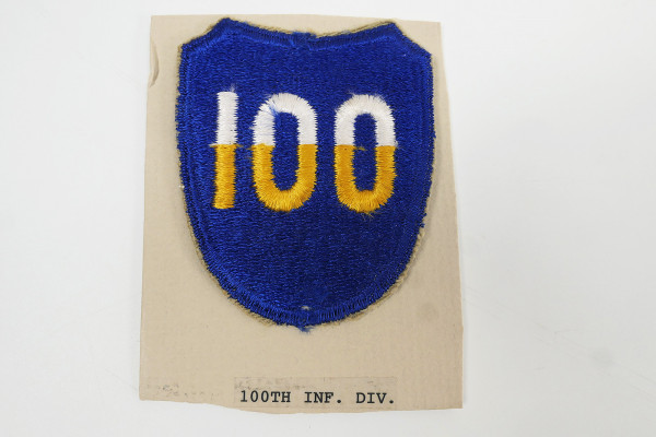 Original US ARMY WW2 Infantry Division Badge Patch - 100th Infantry