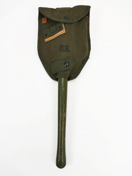 US ARMY WW2 folding spade with M-1956 pocket entrenching tool Vietnam Korea