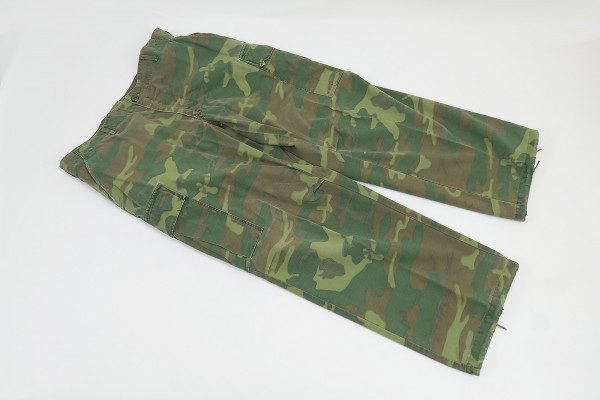 US Army Field Trousers BDU ERDL Camouflage 1968 Vietnam Large Short Camouflage Poplin Trousers Man`s Trousers