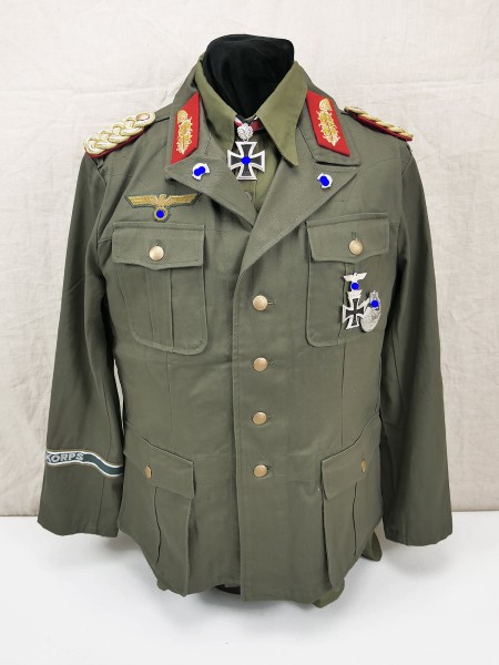 DAK Uniform Ensemble General of the Panzer Corps Afrikakorps Walther Kurt Nehring