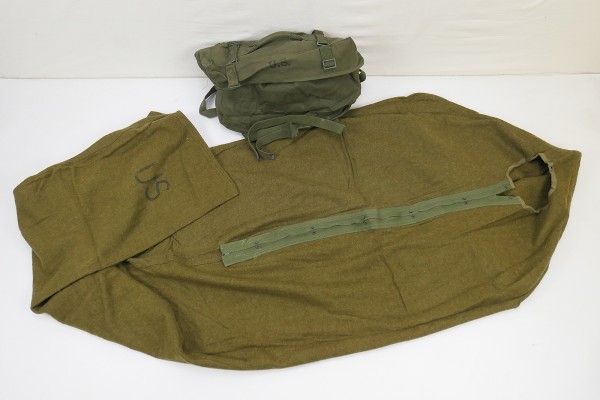 #5 US Pack Field Cargo M-1945 bag + US Wool Sleeping Bag Sleeping bag