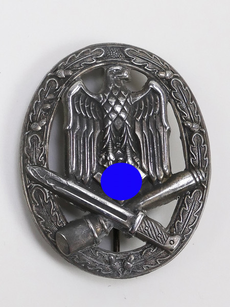 Original Wehrmacht general assault badge hollow embossed