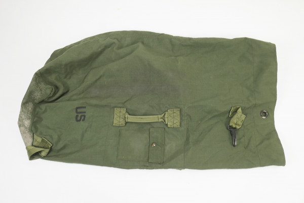 US Army Vietnam duffle bag large transportation bag canvas nylon 1987