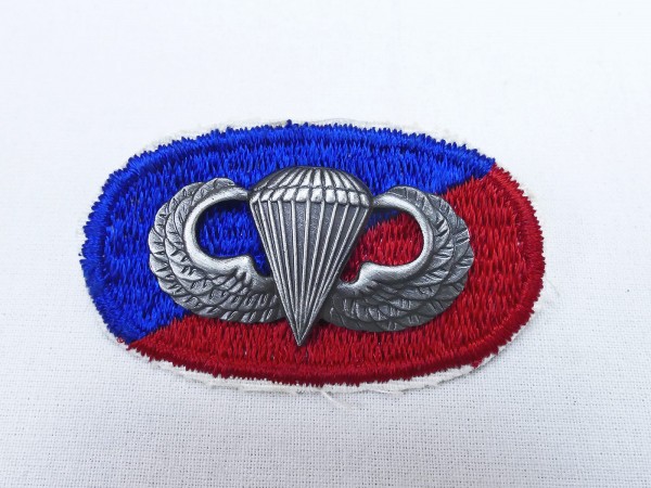 #02 US Airborne Jump Wing oval - Parachute badge Parachutist Badge Jump Badge