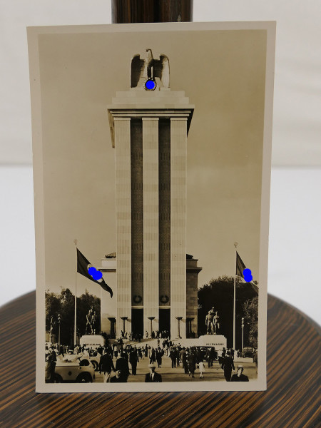 #70/ Postcard / PK 3.Reich The German House World Exhibition Paris 1937 Real photograph Hoffmann