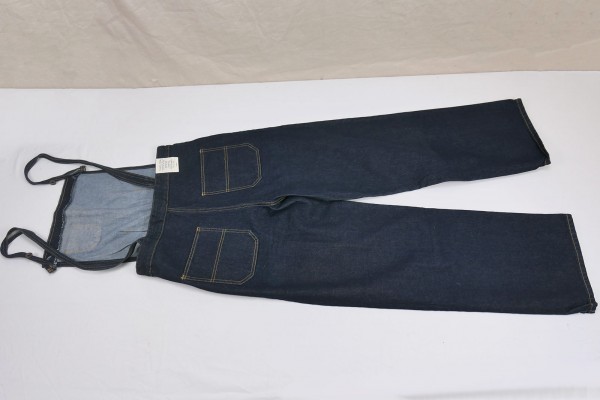 US WW2 Women Jeans Denim Blue Trousers 1941 Bib Pants Ladies 34 Inch