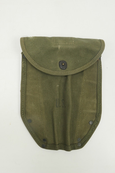 ORIGINAL US ARMY WW2 Folding Spade Pouch Grove Co 1945 Cover Entrenching Tool