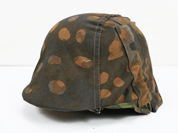 #DD Waffen SS steel helmet helmet cover sycamore overprint helmet camouflage cover original camouflage fabric