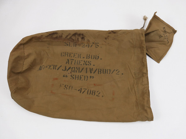 Original GB British Army WW2 transportation bag / laundry bag 1942