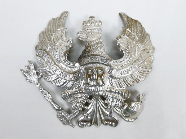 Brass Eagle Line Eagle Ornament Silver for Helmet Pickelhaube Prussia Spare Part Large