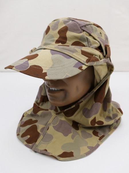 Australian Army DPDU Desert Frillneck Hat Cap with neck protection