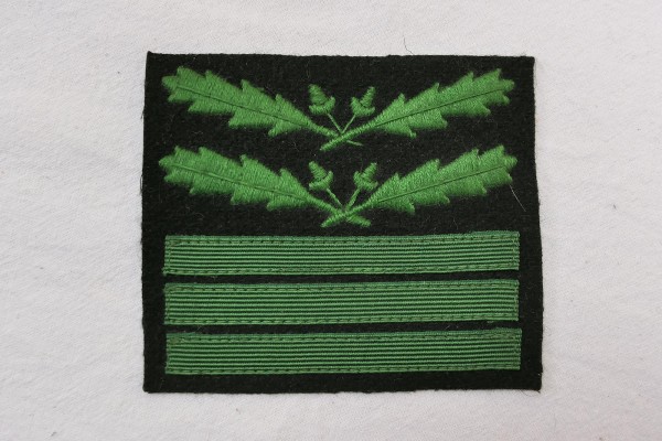 1x pair of WSS Standartenführer badges for camouflage uniforms and special clothing embroidered