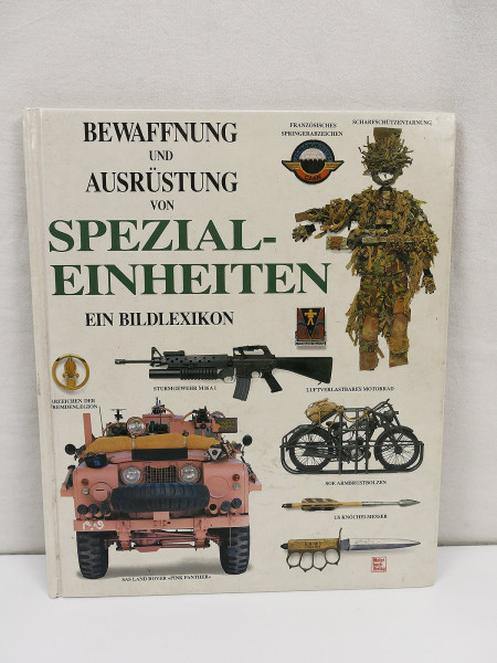 Book - Bewaffnung u. Ausrüstung von Spezialeinheiten Bildlexikon ISBN 3-613-01581-1 Motorbuch