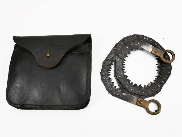 US Army WW2 Saw 1941 with leather bag / Saw