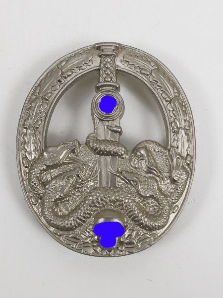Bandenkampfabzeichen Wehrmacht Stufe Silber massiv
