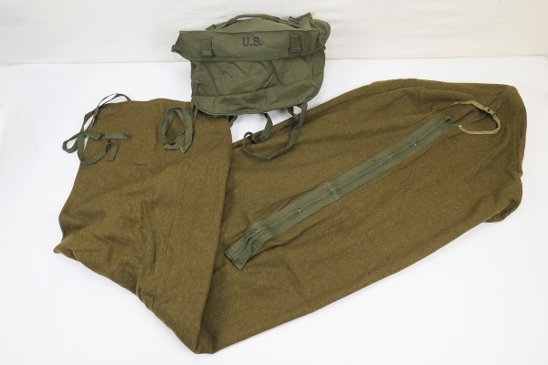 #4 US Pack Field Cargo M-1945 bag + US Wool Sleeping Bag Sleeping bag