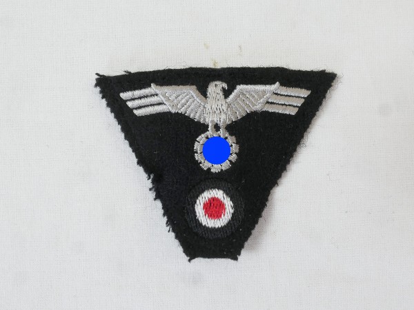 Wehrmacht tank trapeze cap badge embroidered cap eagle field cap tank cap